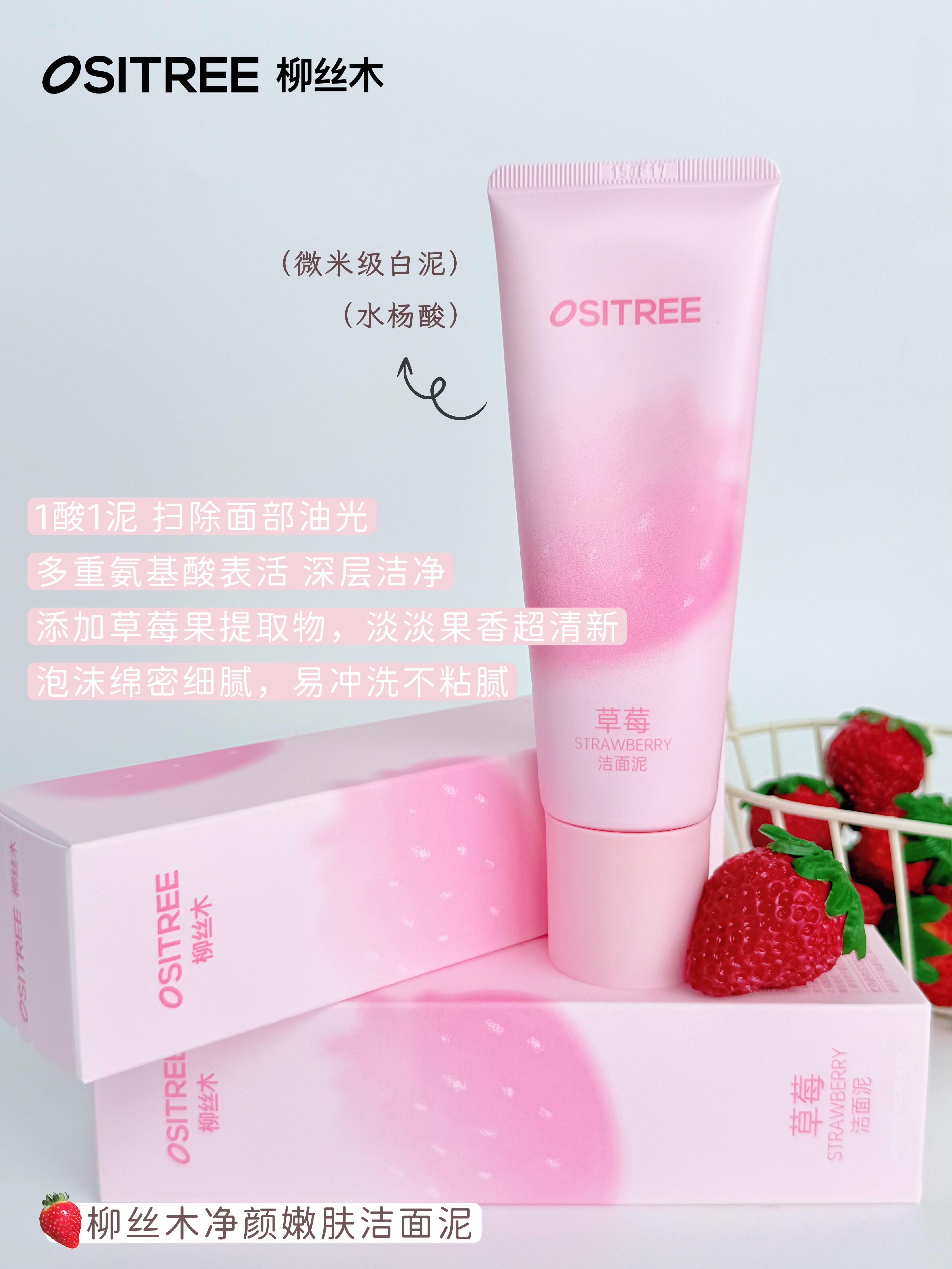 OSITREE Purifying & Softening Cleansing Mud 120g 柳丝木净颜嫩肤洁面泥