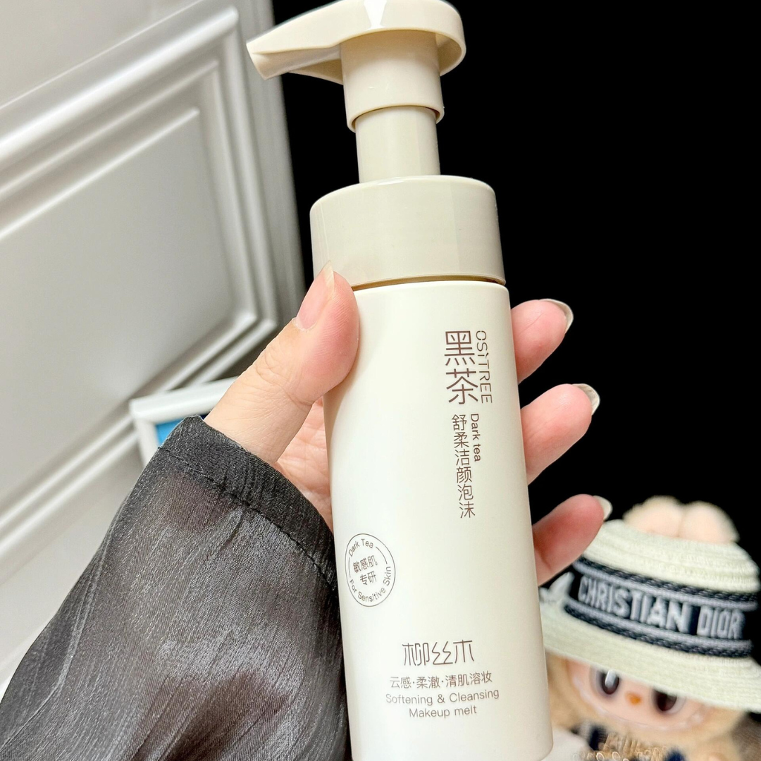OSITREE Black Tea Soothing Cleansing Foam 90ml 柳丝木黑茶舒柔洁颜泡沫