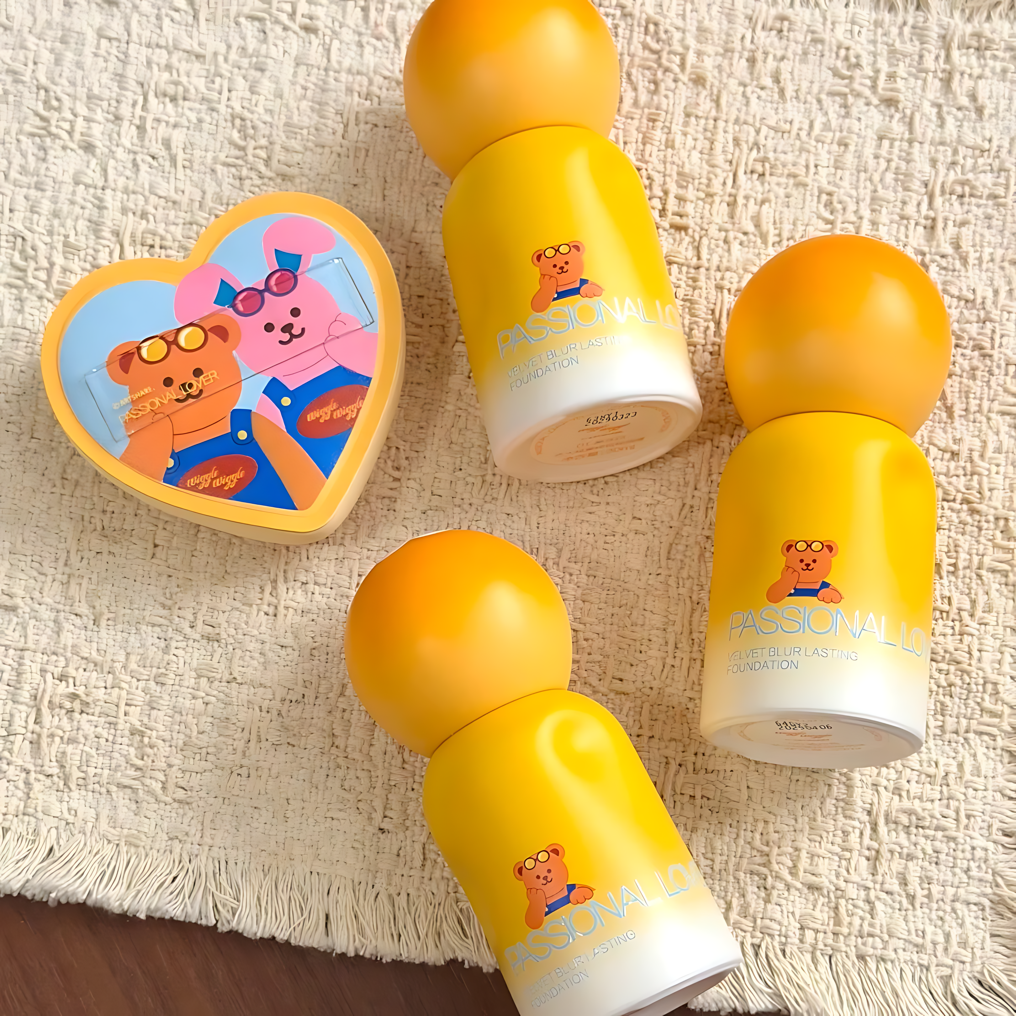 PASSIONAL LOVER Paradise Limited Velvet Blur Lasting Foundation 4.0 30ml 恋火乐园限定绒雾持妆粉底液4.0