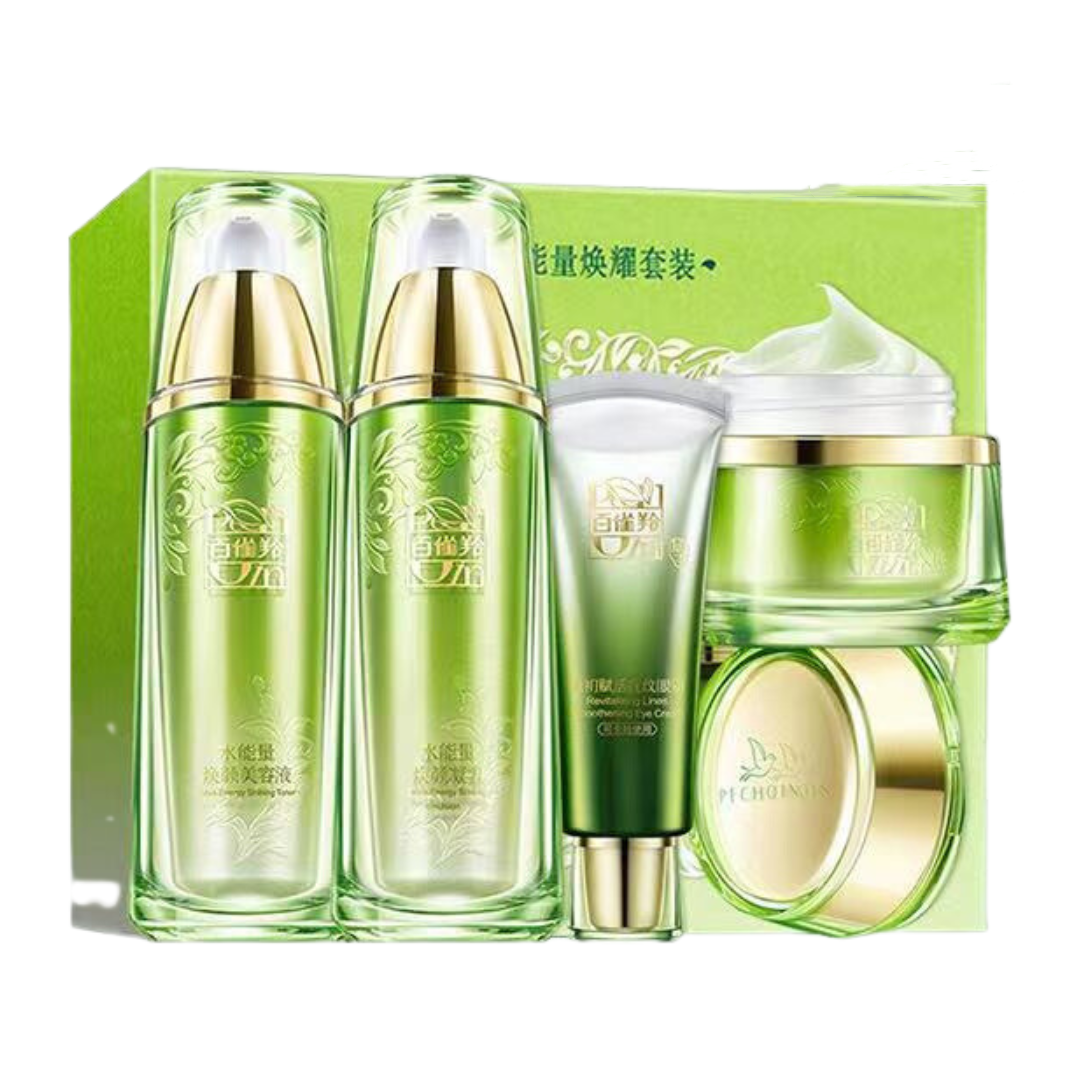 Pechoin Rice Cream PECHOIN Water Energy Radiance Skin Care Cosmetic Set 百雀羚水能量焕耀套装 | CuteHart