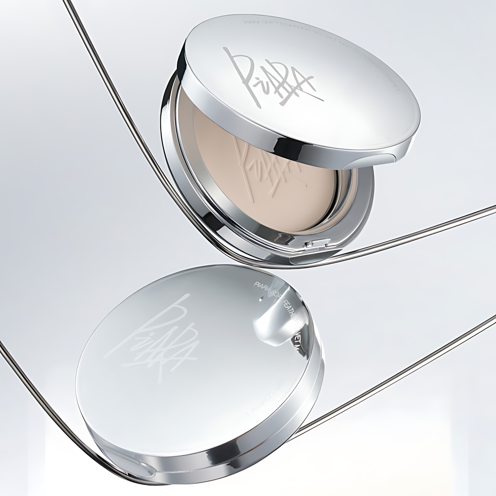 PIARA Soft Feather Velvet Matte Powder Compact 5g 佩冉羽柔绒雾粉饼