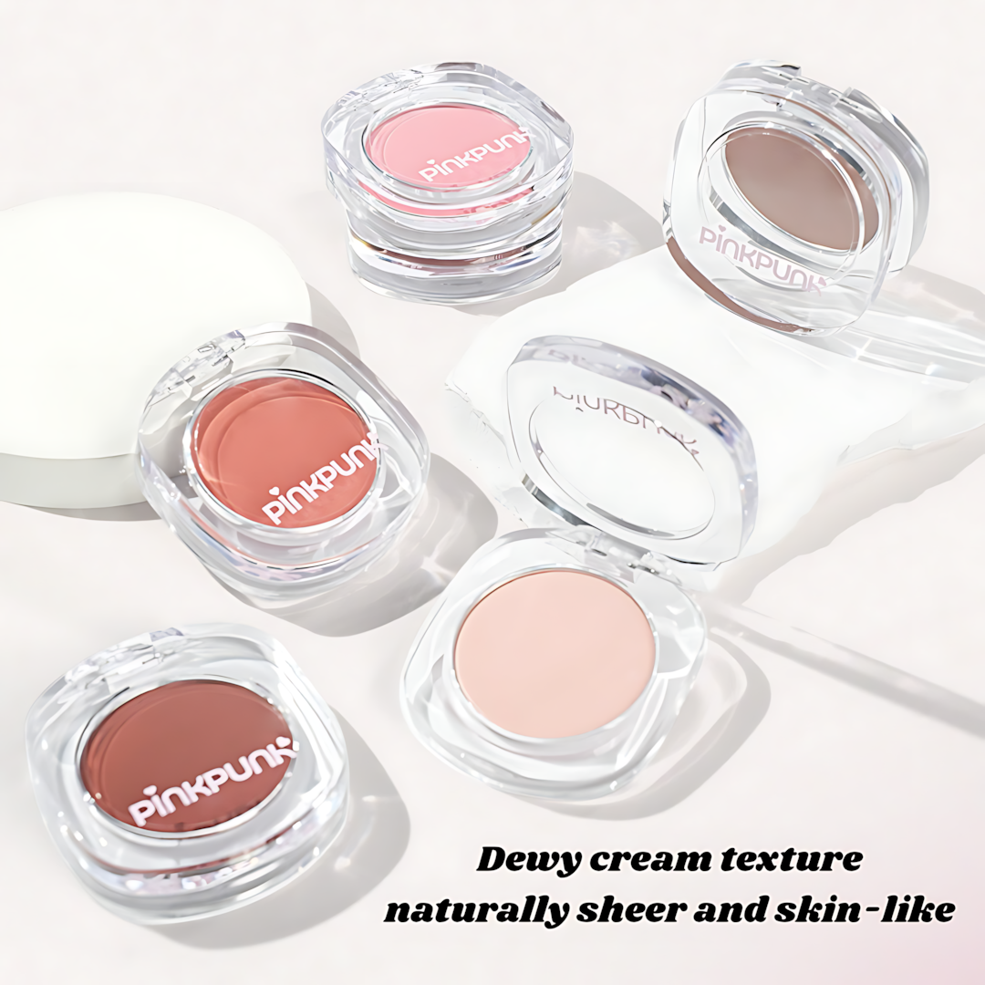 PINKPUNK Airy Fresh Cream Blush 4g 桃又野氧气清透腮红膏
