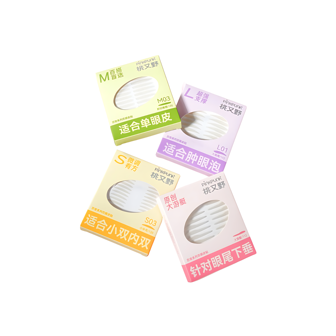 PINKPUNK Multi-Style Double Eyelid Tape 1box 桃又野百变系列双眼皮贴