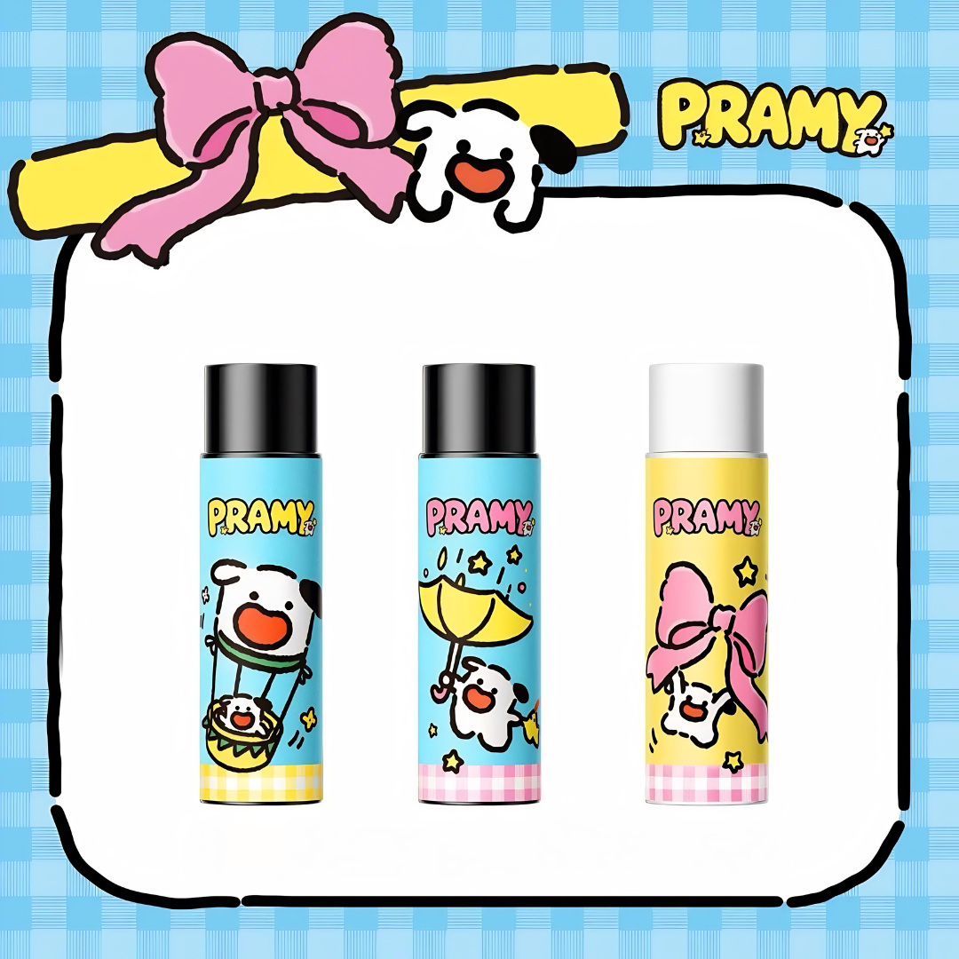 PRAMY × Happy Puppy Collaboration Moisturizing Setting Spray 30ml/100ml 柏瑞美×快乐小狗联名款后台保湿定妆喷雾