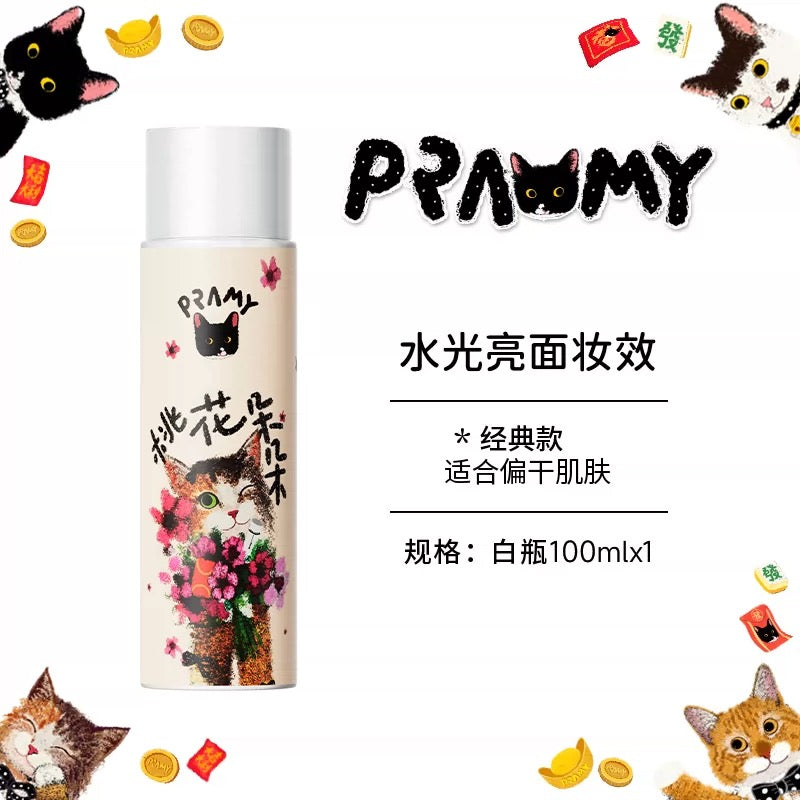 PRAMY x NewNew Cat Collaboration Edition backstage Hydrating Setting Spray 100ml 柏瑞美×newnew猫猫联名款后台保湿定妆喷雾