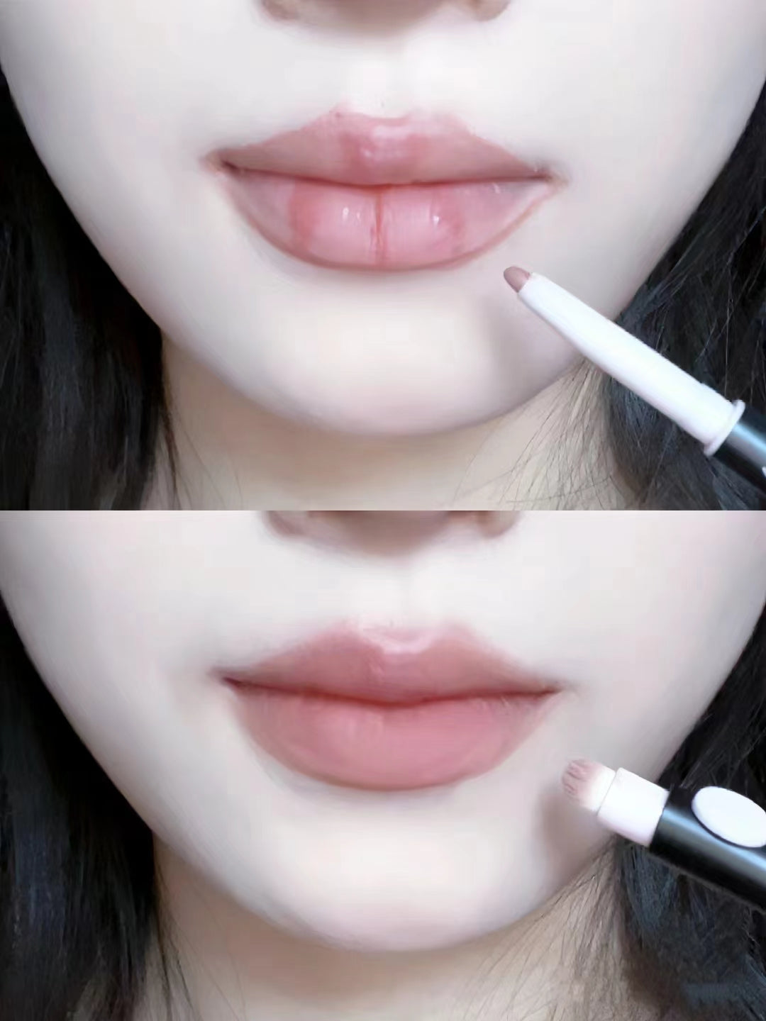 Tiktok/Douyin Hot PUCO Artist's Dual-headed Lip Liner Brush 0.25g 【Tiktok抖音爆款】噗叩艺术家双头唇线笔刷