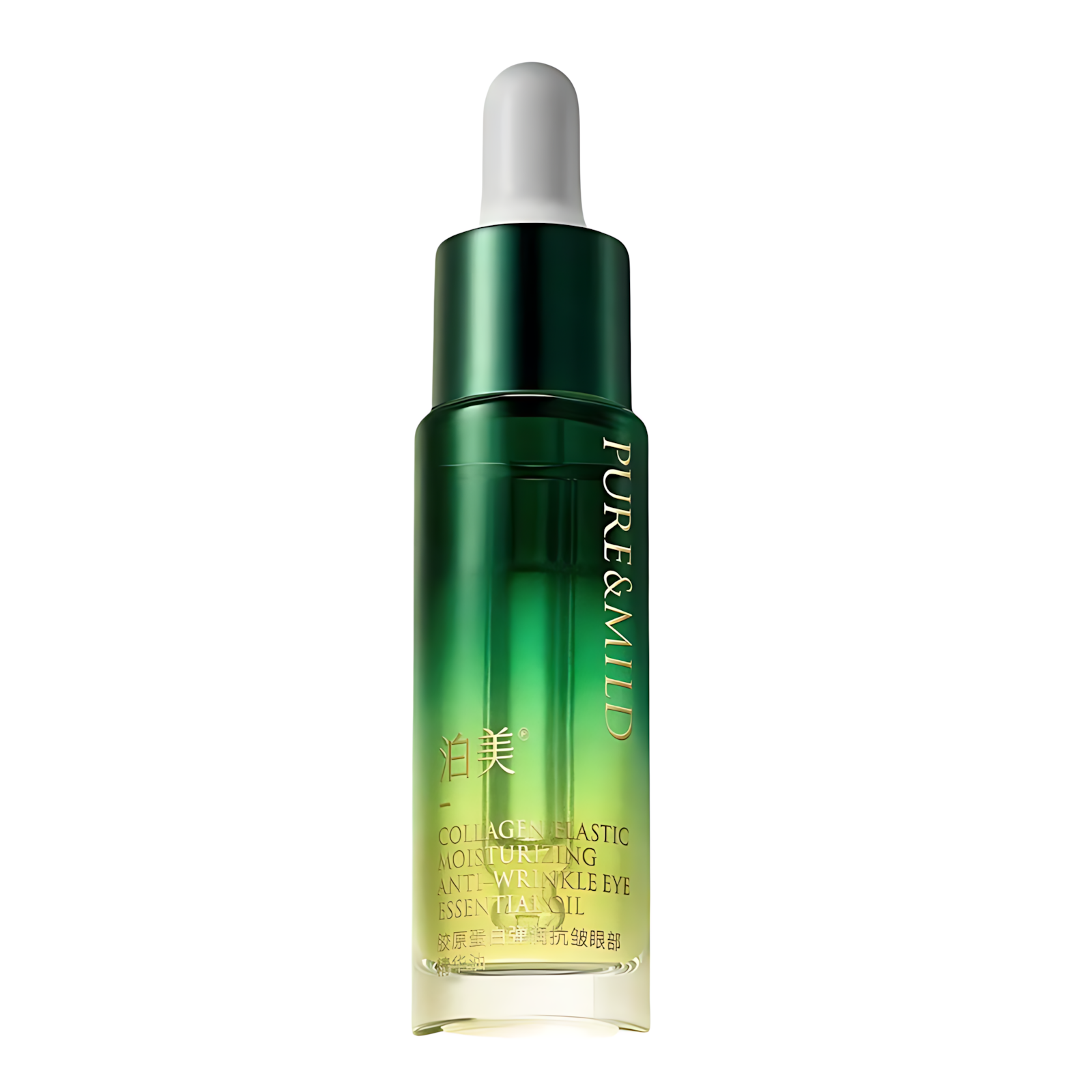 PURE&MILD Collagen Elastic Moisturizing Anti-Wrinkle Eye Essential Oil 12ml 泊美胶原蛋白弹润抗皱眼部精华油