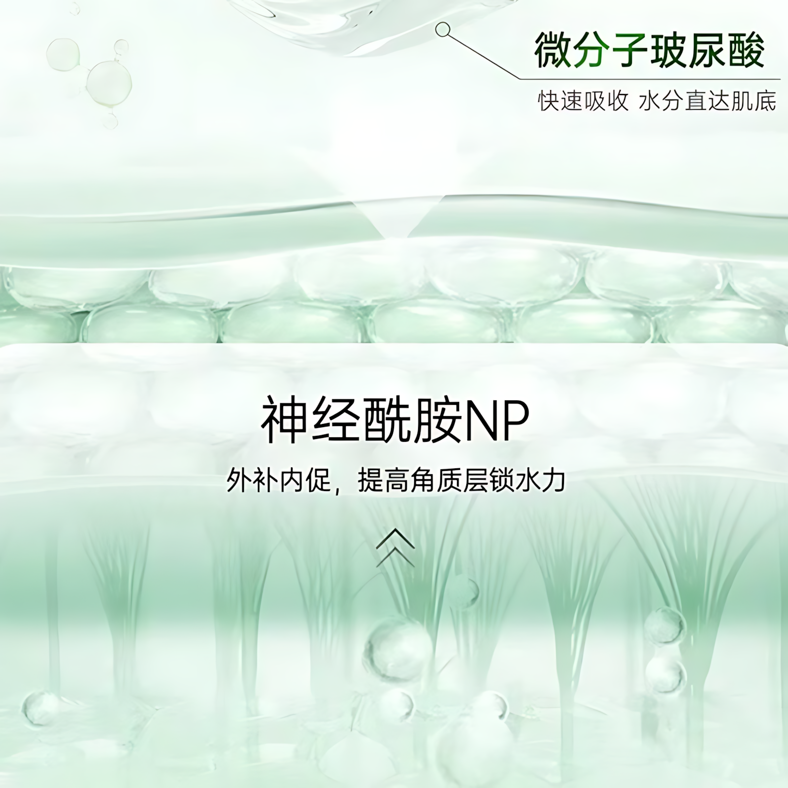 PURE&MILD Olive & Vitamin B5 Soothing Hydrating Essence Facial Mask 25ml*10pcs/box 泊美油橄榄维生素原B5舒缓保湿精华面膜