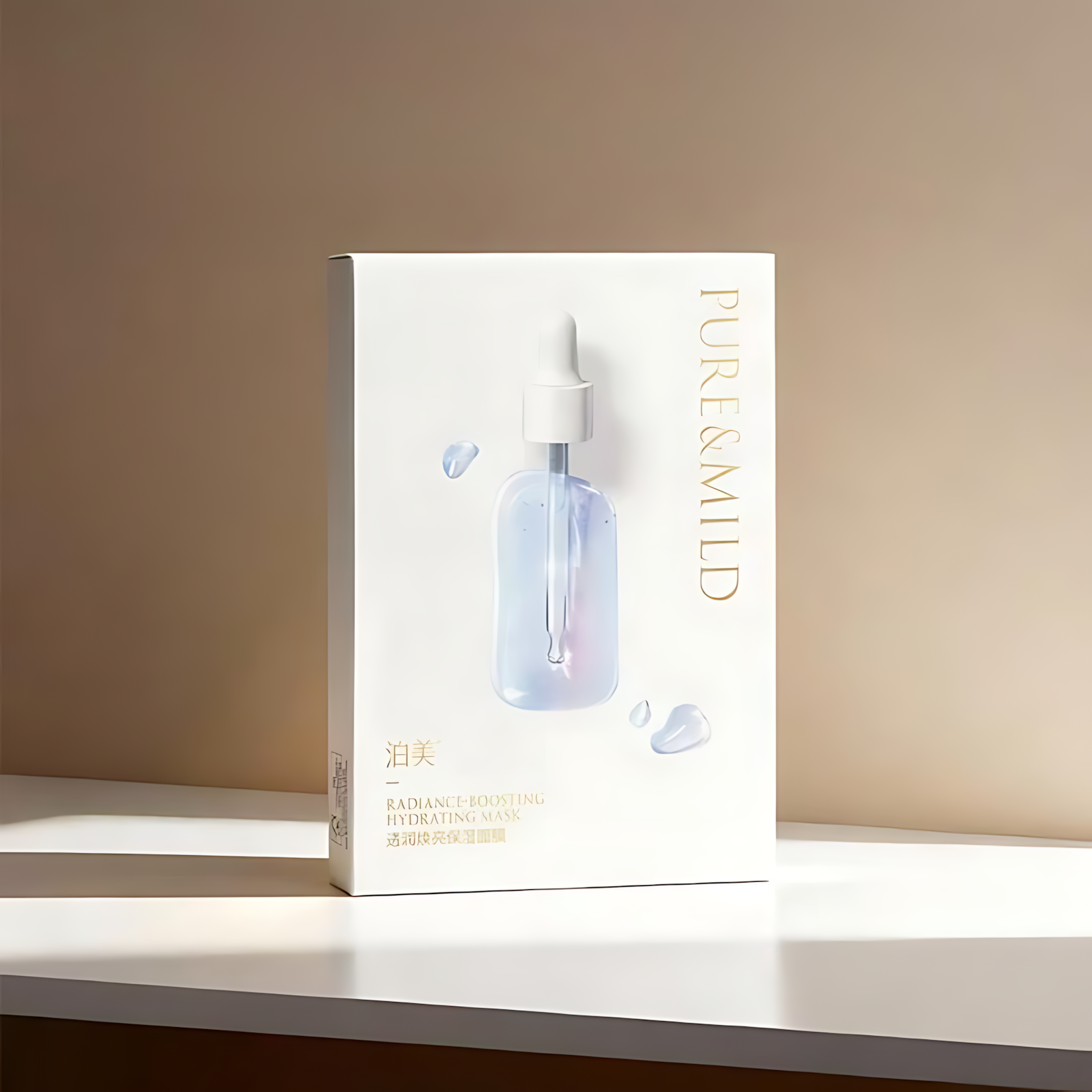 PURE&MILD Radiance-Boosting Hydrating Mask 25ml*5pcs/box 泊美透润焕亮保湿面膜