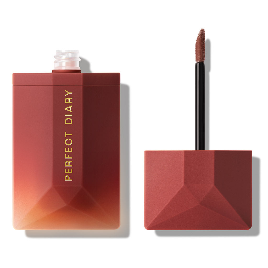 Perfect Diary Red Fox Limited Readme Velvet Matte Lip Gloss 4g 完美日记赤狐丝绒哑光名片唇釉