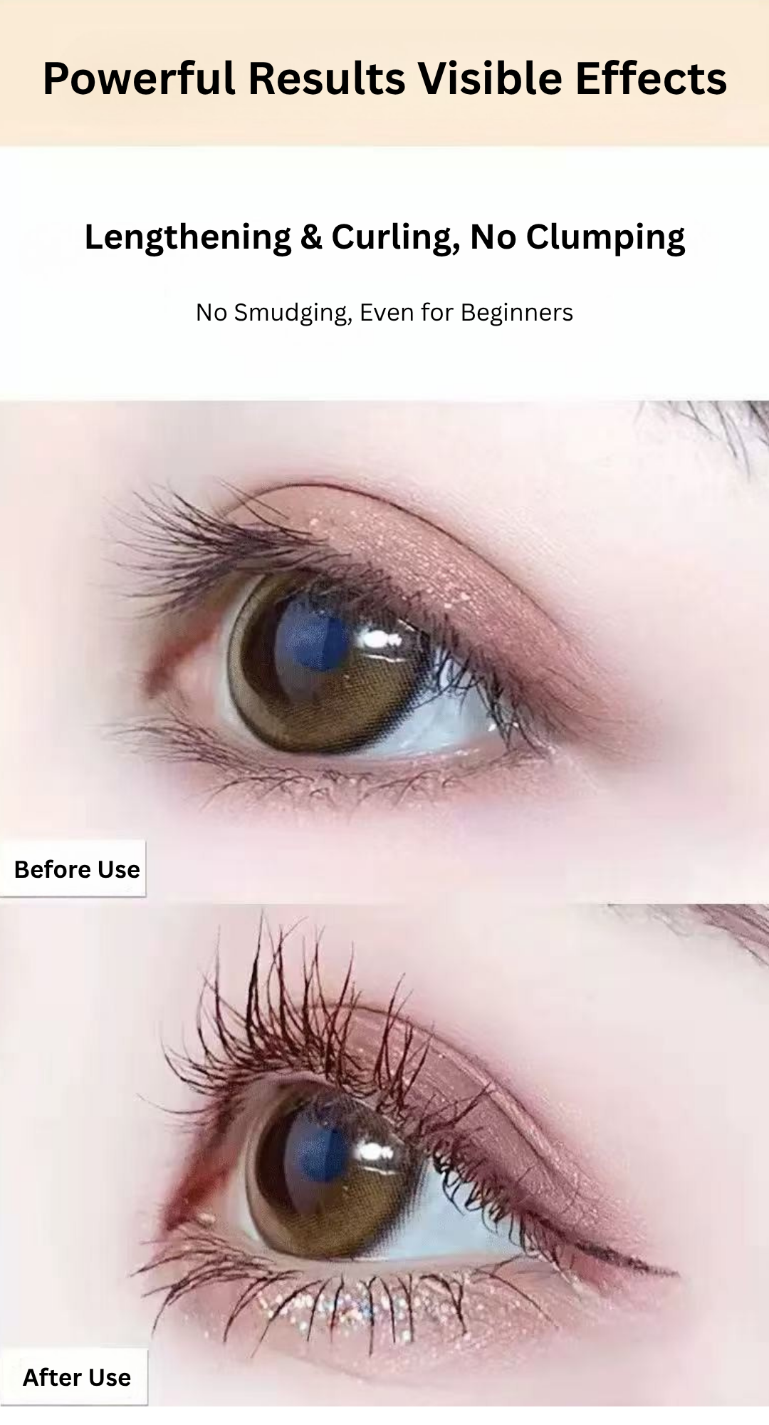 Perfect Diary High Definition Long Lasting Multi Function Mascara 完美日记纤长持久睫毛膏 4.5g