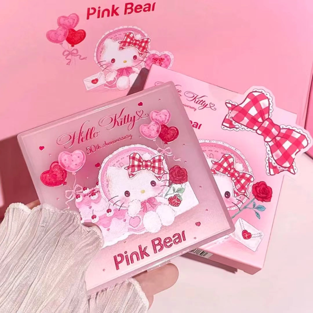 Pink Bear x Hello Kitty Eyeshadow Contour Palette 9.5g 皮可熊HelloKitty联名眼影修容综合粉盘