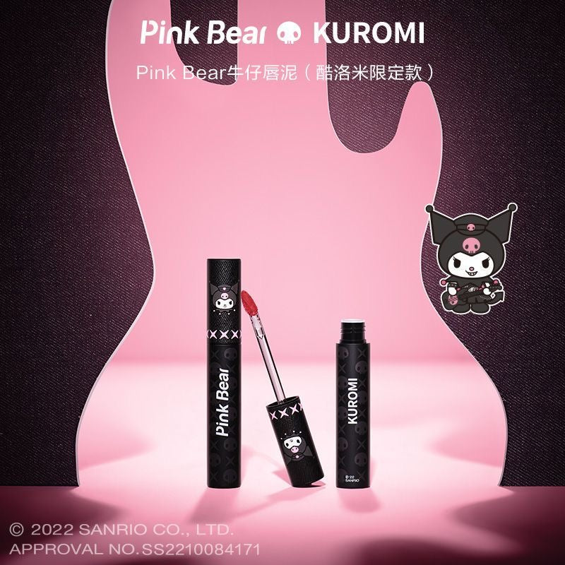 Pink Bear x Sanrio My Melody Kuromi Lip Gloss 2g 皮可熊三丽鸥联名库洛米美乐蒂唇釉