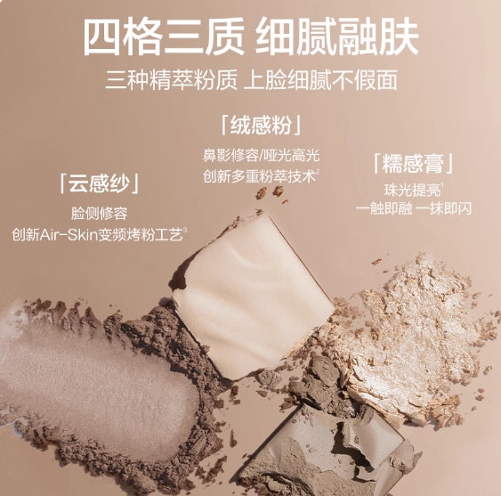 Pink Bear Attractive And Handy Makeup Palette 10g 皮可熊得心应手塑颜粉盘