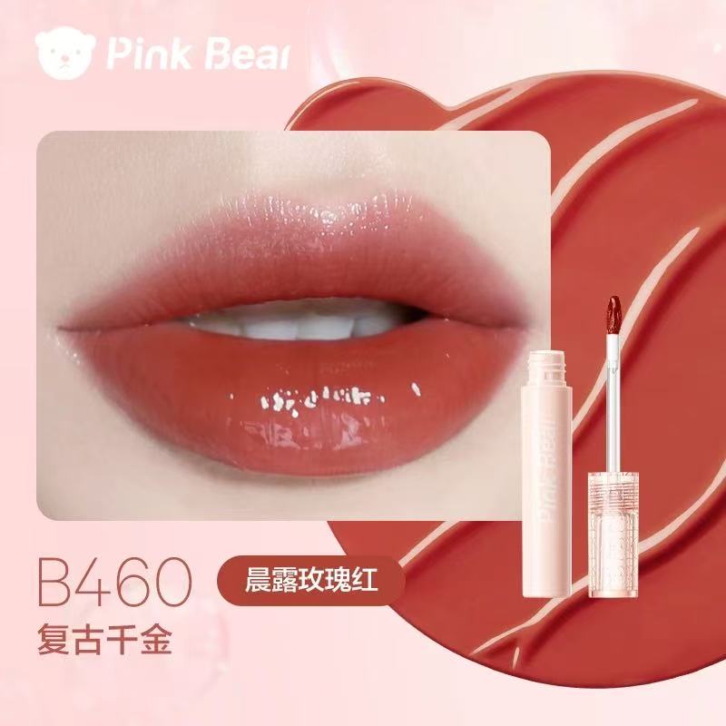 Pink Bear Bubble Mirror-like Hydrating Lip Glaze 皮可熊泡泡镜面水光唇釉 2.5g