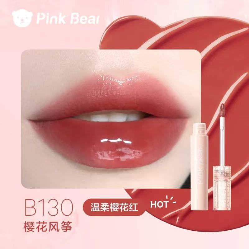 Pink Bear Bubble Mirror-like Hydrating Lip Glaze 皮可熊泡泡镜面水光唇釉 2.5g