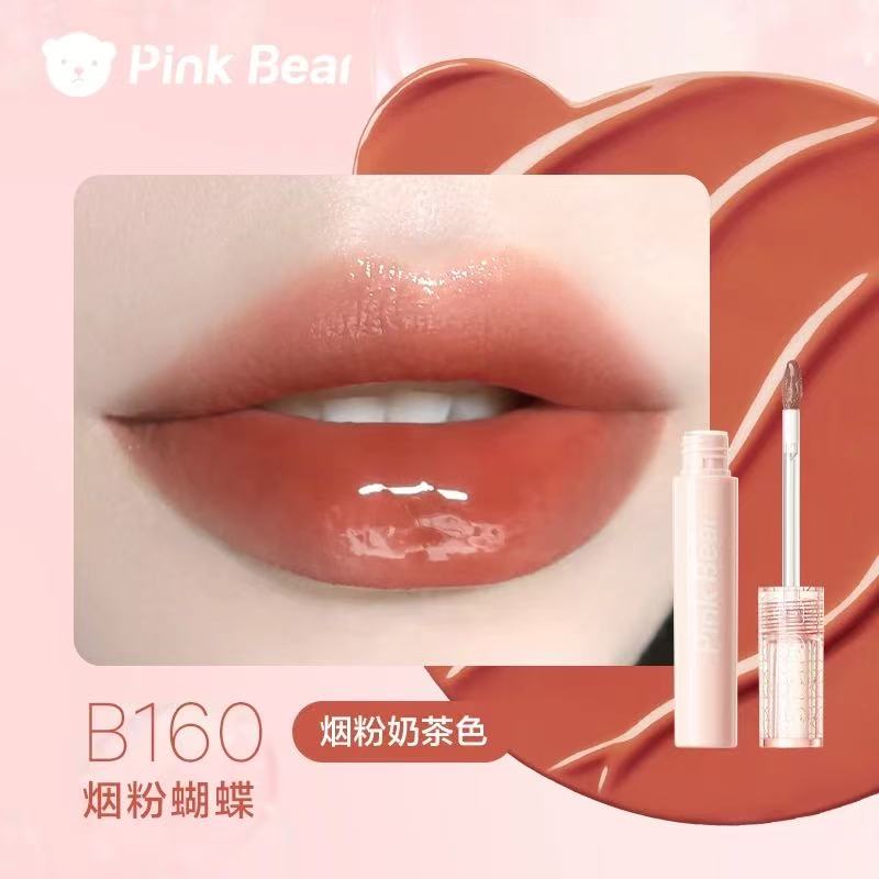Pink Bear Bubble Mirror-like Hydrating Lip Glaze 皮可熊泡泡镜面水光唇釉 2.5g
