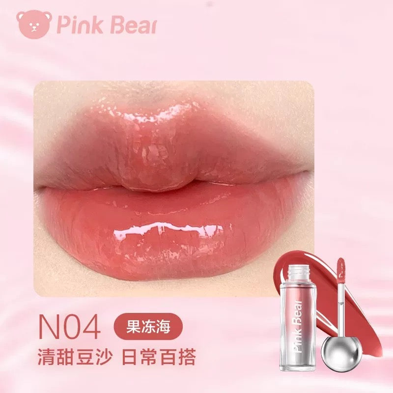 Pink Bear Colored Lip Gloss 2g 皮可熊有色唇蜜