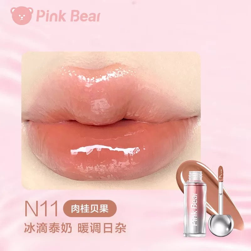 Pink Bear Colored Lip Gloss 2g 皮可熊有色唇蜜