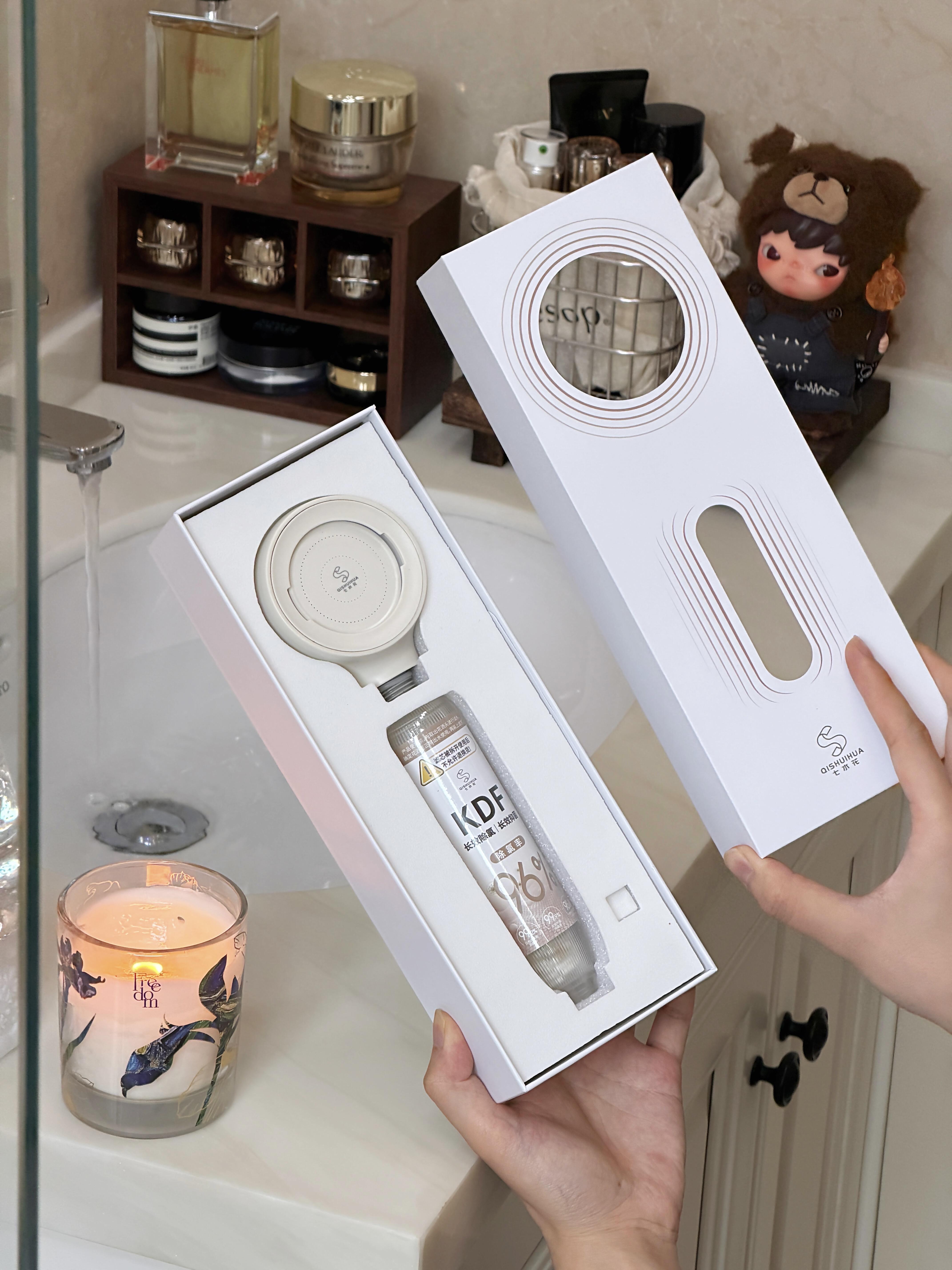 QISHUIHUA Detachable & Washable Shower Head – Chlorine Removal Edition 七水花可拆洗花洒-除氯抑菌款