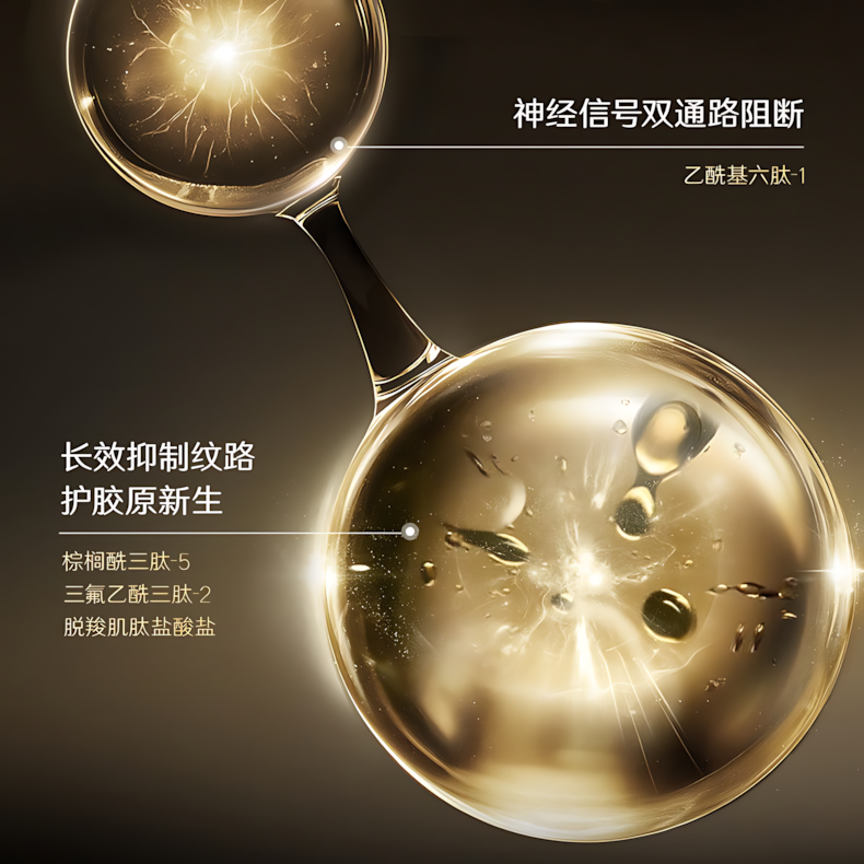 QUADHA Anti-Wrinkle Copper Peptide Essence 3.0 1.5ml*30pcs 夸迪淡纹蓝铜胜肽次抛精华液3.0