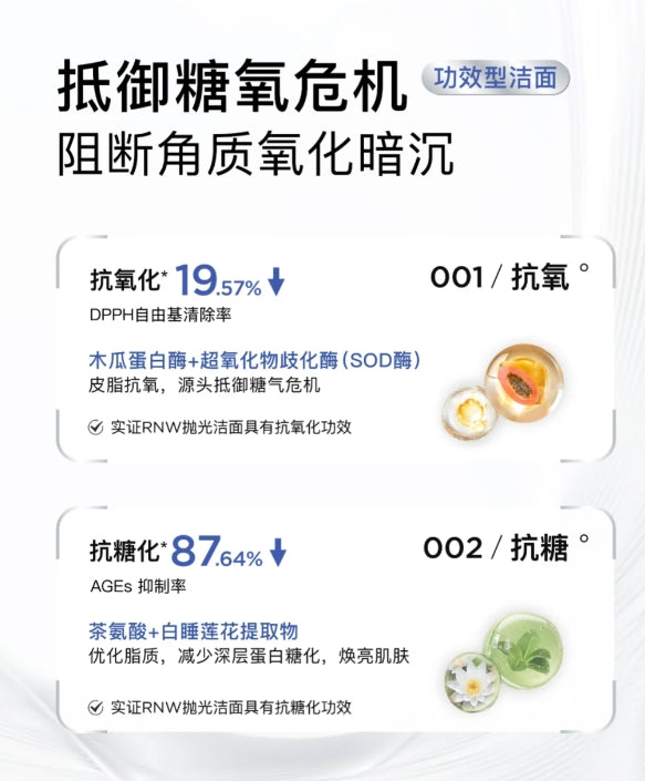 RNW Clear Brightening Facial Cleanser 100g/150g 如薇净颜抛光洁面乳