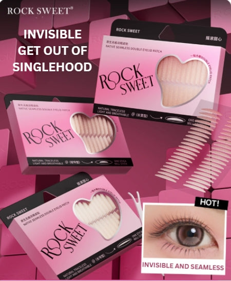 ROCK SWEET Natural Seamless Double Eyelid Tape 240pcs 摇滚甜心原生无痕双眼皮贴