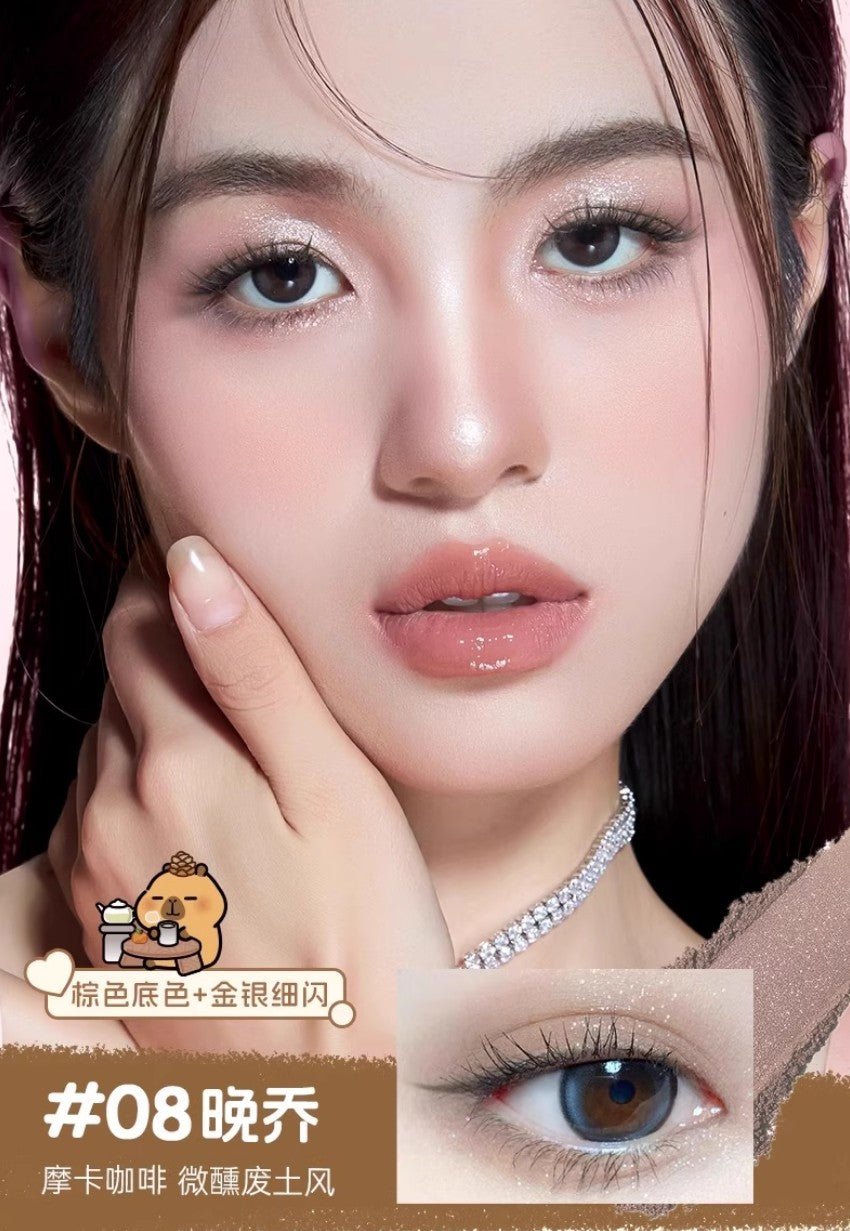 ROMANTIC BEAUTY × Capybara Squeeze Multi-Use Powder 1.7g 罗小曼×卡皮巴拉小黄豚联名款捏捏多用粉