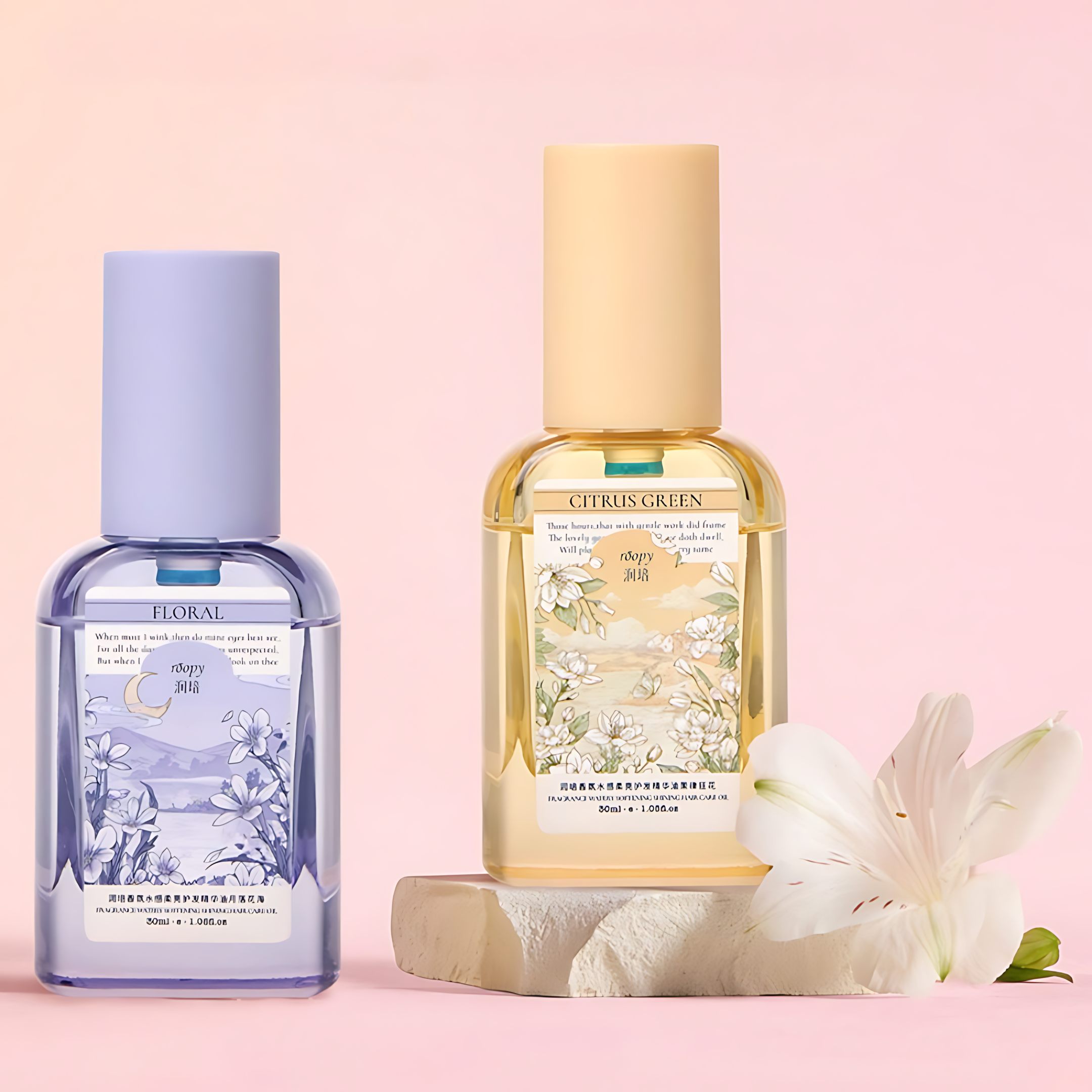 ROOPY Fragrance Watery Softening Shining Hair Care Oil 30ml 润培香氛水感柔亮护发精华油