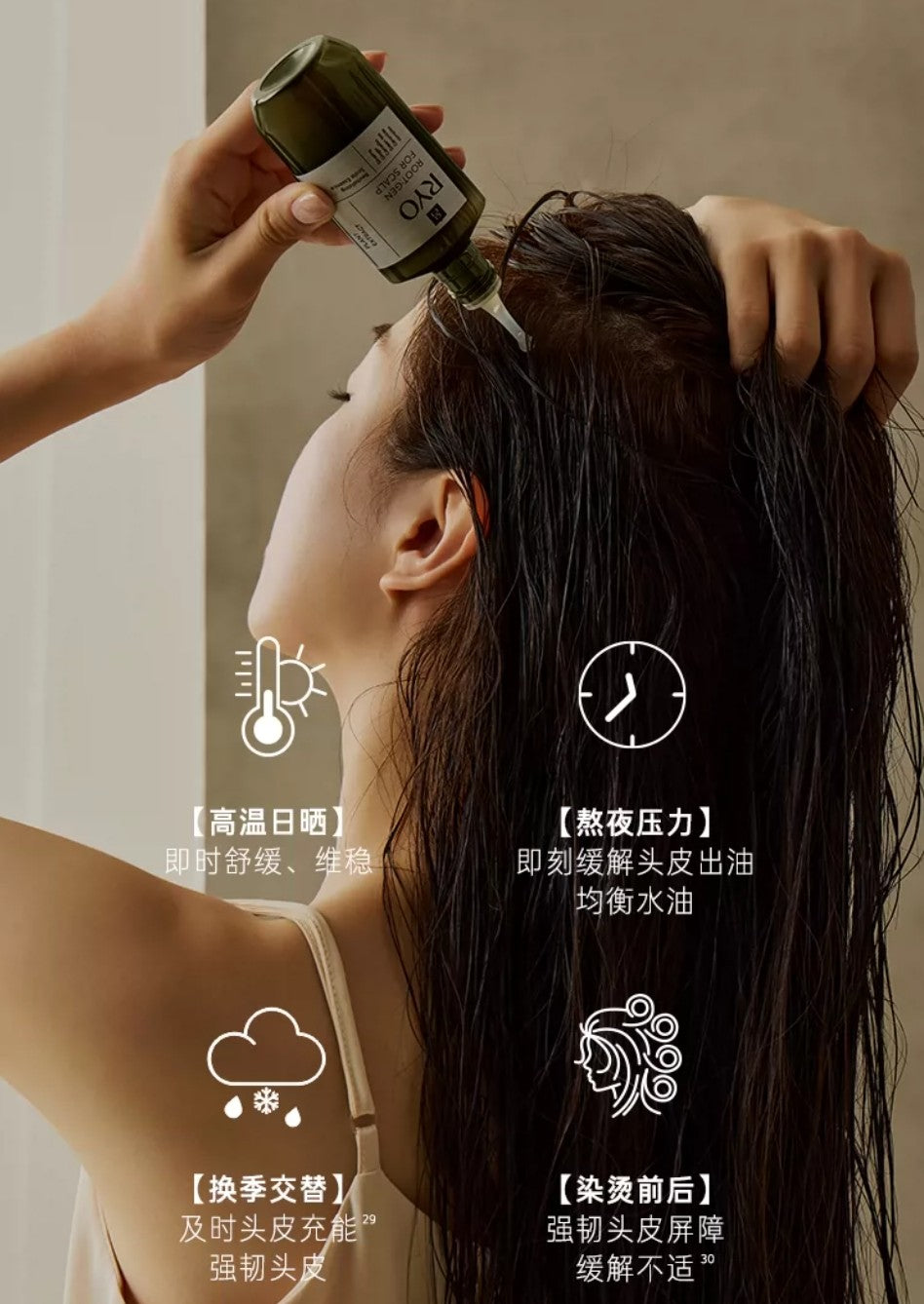 Tiktok/Douyin Hot RYO Scalp Strengthening And Revitalizing Essence 80ml【Tiktok抖音爆款】吕头皮盈韧赋活精华液