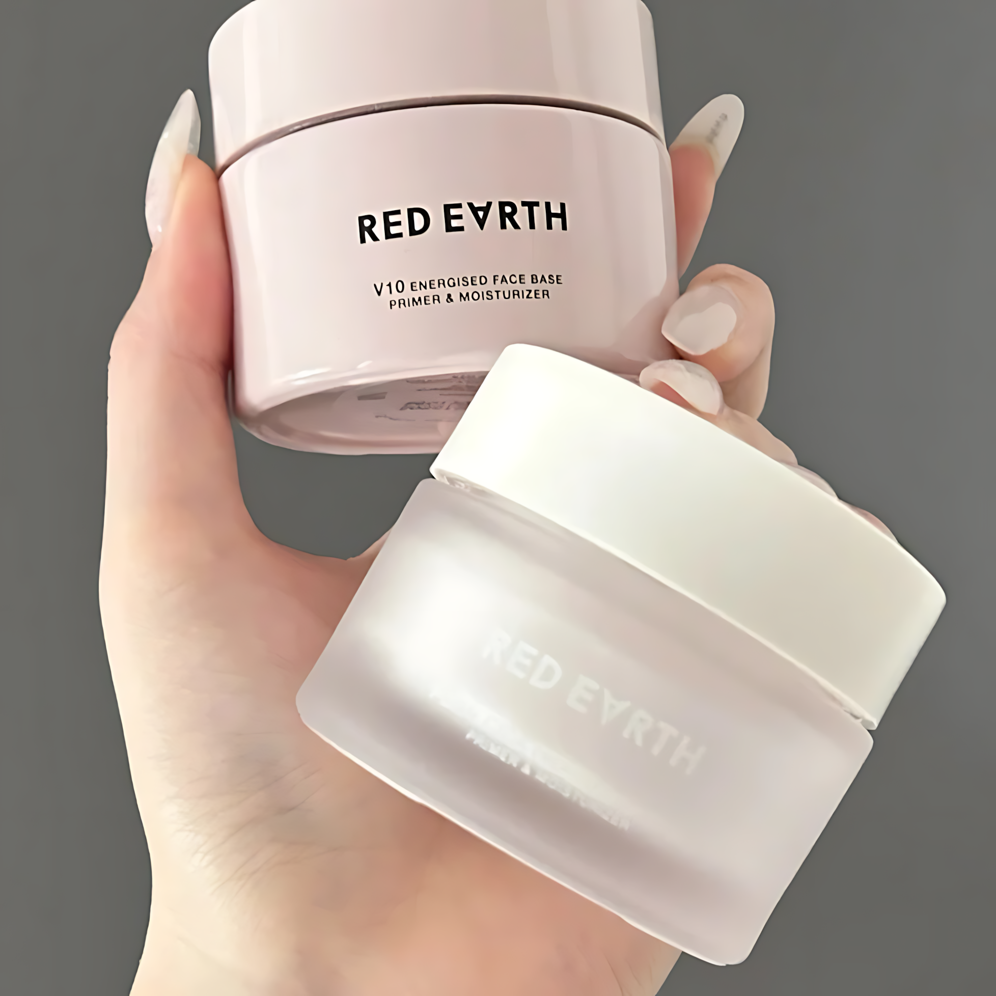 Tiktok/Douyin Hot Red Earth Energised Face Base Primer Moisturizer 50g【Tiktok抖音爆款】红地球妆前贴贴霜