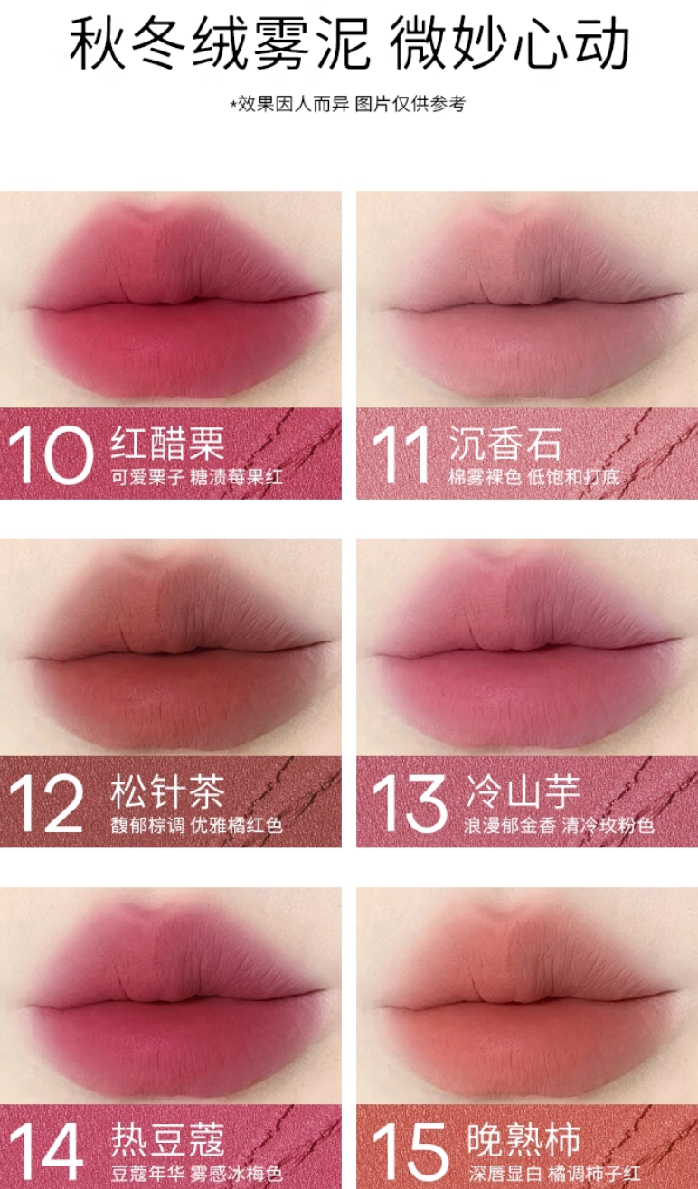 Romantic Beauty Soft Matte Lip Mud 3.2g 罗小曼轻雾唇泥
