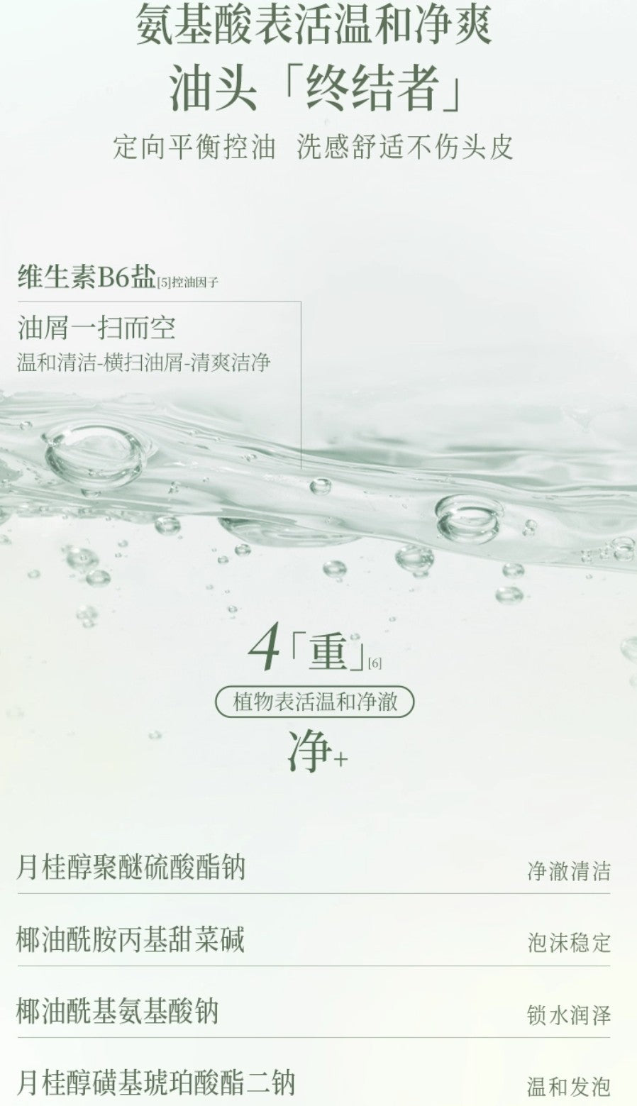 Roopy Fragrance Oil-Control Cleanse Fluffy Shampoo 300g 润培香氛控油净澈蓬松洗发水