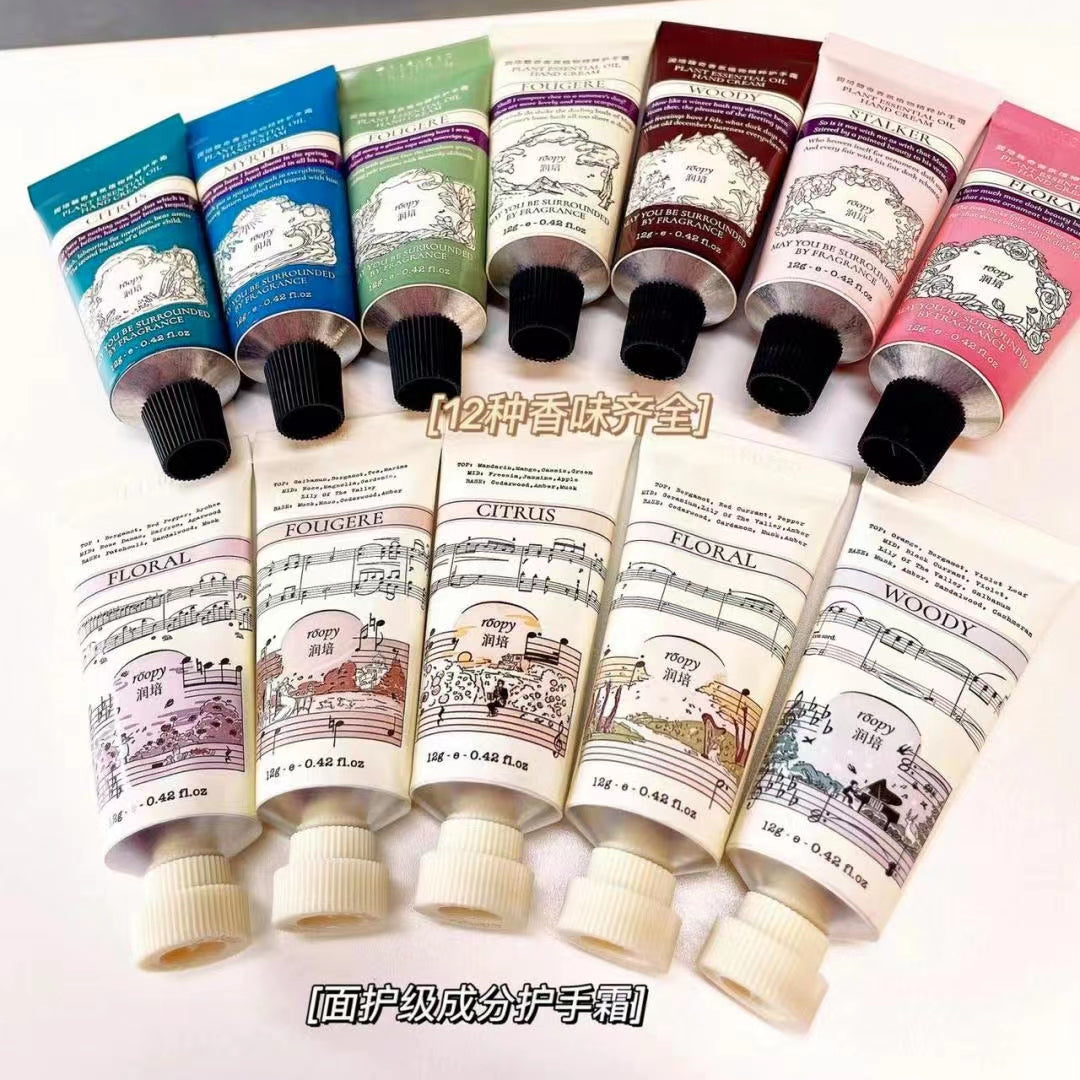 Roopy Yunxia Manor Fragrance Hand Cream Gift Box 12g*12 润培云霞庄园香氛护手霜套盒