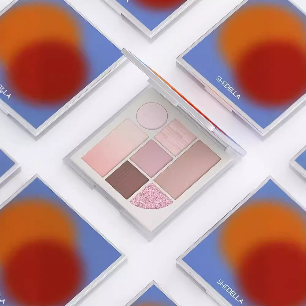 SHEDELLA Dreamy Seven-Color Eyeshadow Palette 7.4g 诗蒂娅梦幻七色眼影盘 | CuteHart