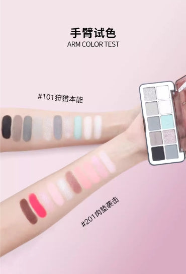 SHEDELLA Cat Series 10 Color Eyeshadow Palette 13g 诗蒂娅猫系列十色眼影盘