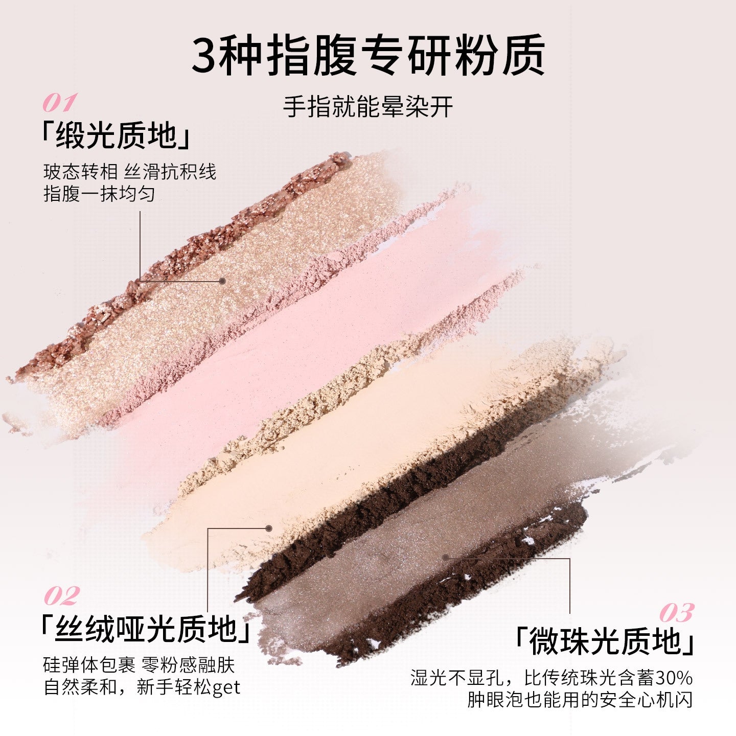 SHEDELLA Lingmo Four-Color Eyeshadow Palette 3.5g 诗蒂娅灵眸四色眼影盘
