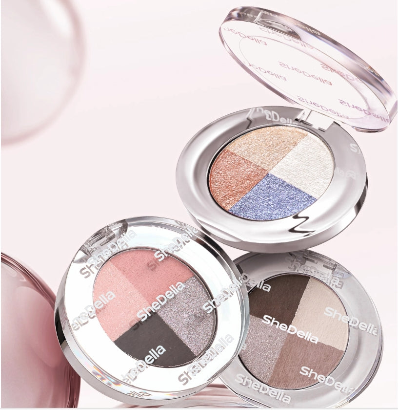 SHEDELLA Lingmo Four-Color Eyeshadow Palette 3.5g 诗蒂娅灵眸四色眼影盘