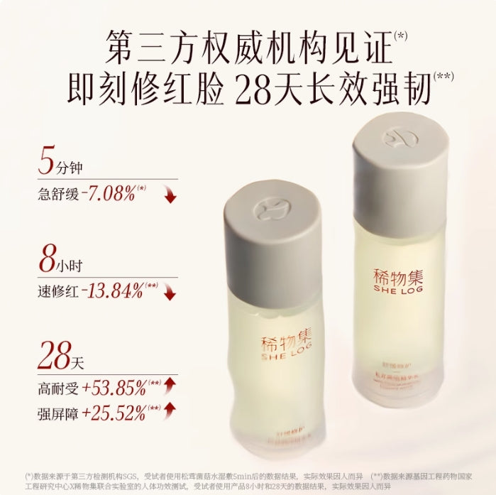 SHE LOG Matsutake Mushroom Essence Water 100ml 稀物集松茸菌菇精华水 | CuteHart