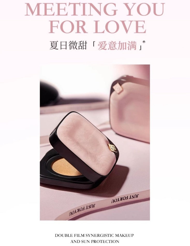 SOCORSKIN Qixi Festival Limited Edition Cloud Mist Makeup Air Cushion Foundation Cream 12g+12g 修可芙七夕限定云雾持妆气垫粉底霜