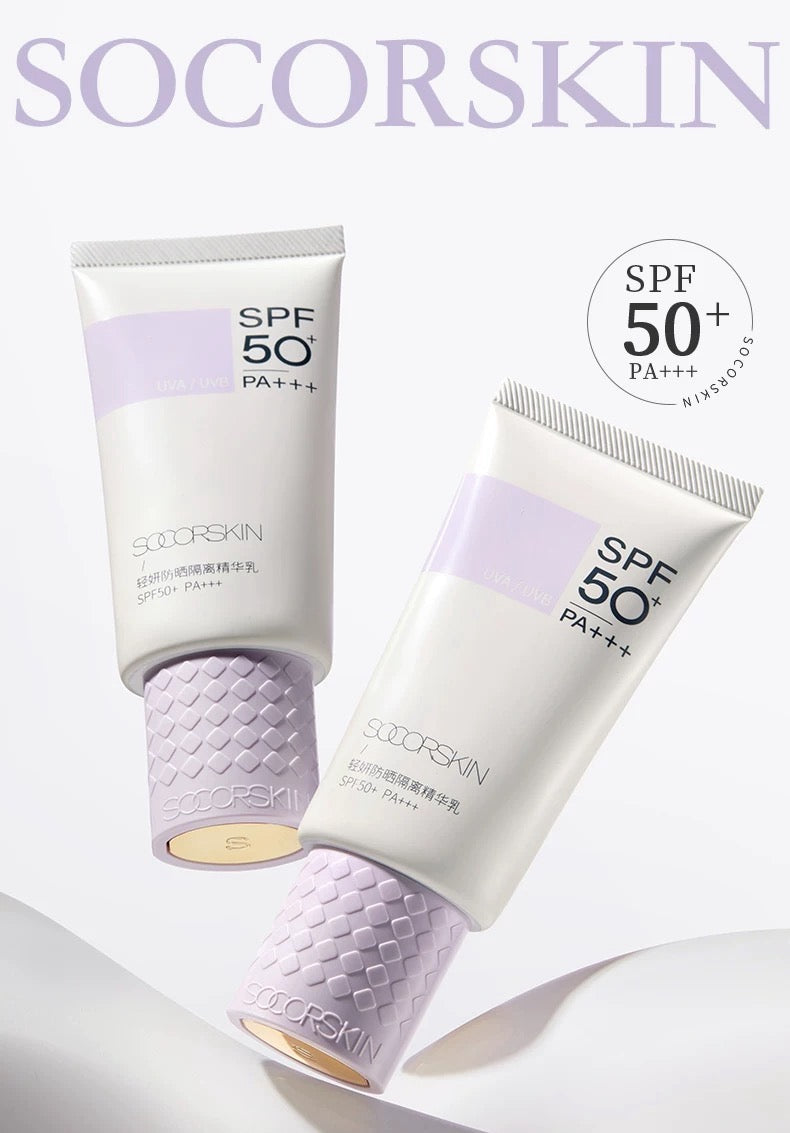 SOCORSKIN Lightweight Sunscreen & Primer Essence SPF50+ PA+++ 35g 修可芙轻妍防晒隔离精华乳