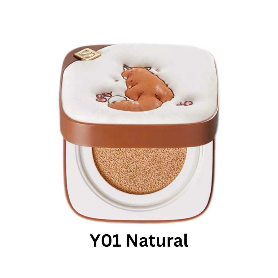 SOCORSKIN Little Fox Limited Edition Cloud Mist Longwear Cushion Foundation Cream 12g 修可芙小狐狸限定云雾持妆气垫粉底霜