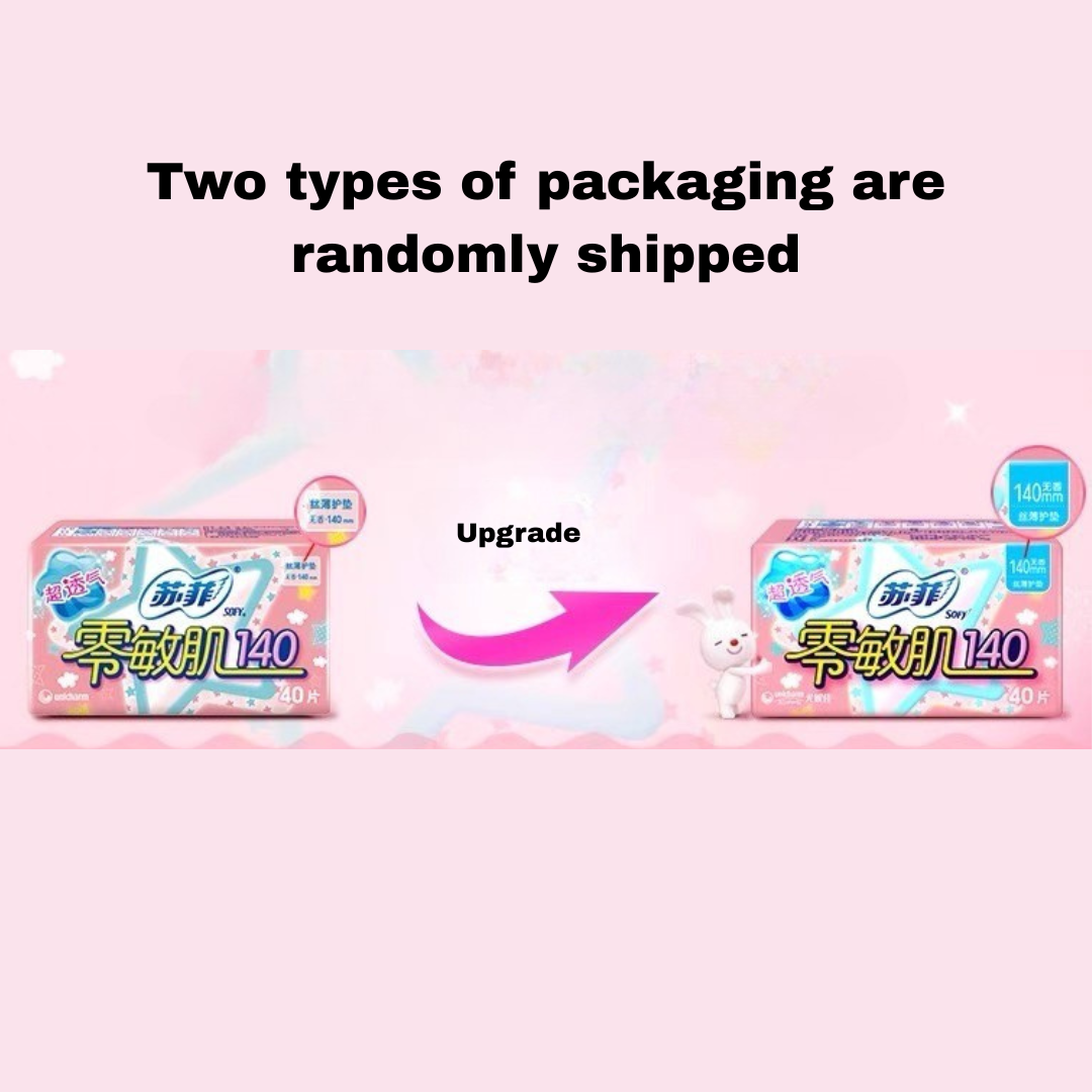 SOFY Zero Sensitivity Sanitary Pads 140mm/155mm (Day) 苏菲零敏肌日用护垫140mm/155mm