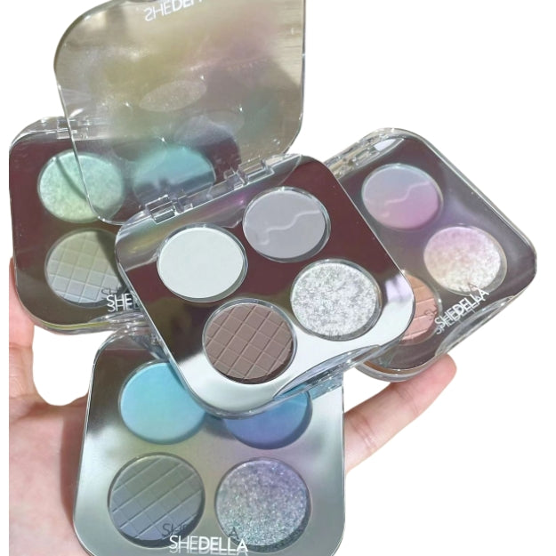 Shedella Interesting Series Of Four-color Eye Shadow Palette 5.5g 诗蒂娅多有趣系列四色眼影盘