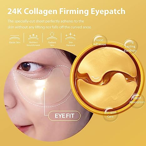 SNP Gold Collagen Firming Eye Patch 60Pcs 斯内普爱神菲黄金胶原蛋白弹润眼膜