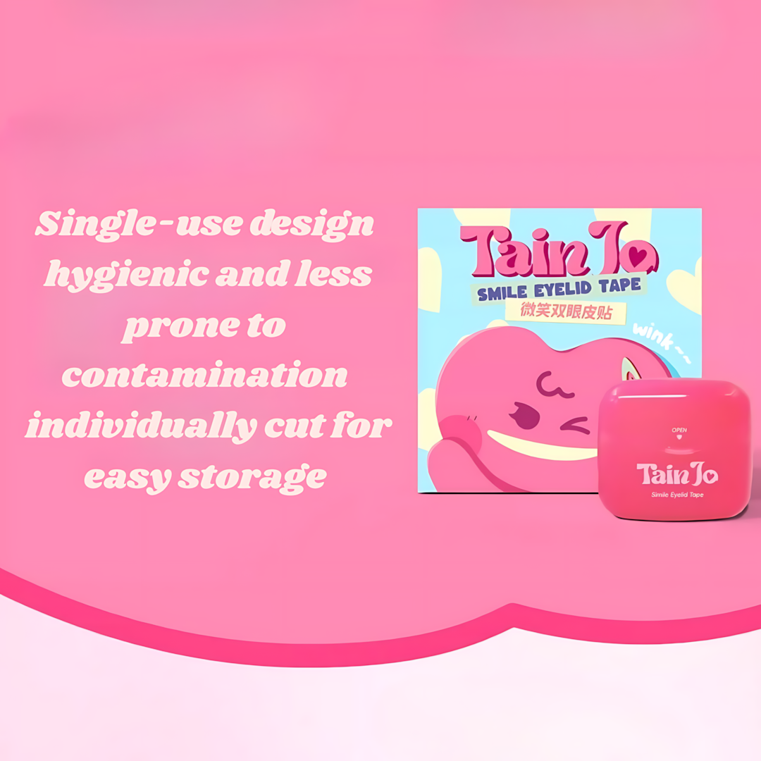 Tiktok/Douyin Hot TAINJO Smile Eyelid Tape 180pcs/120pcs/box 【Tiktok抖音爆款】甜久微笑双眼皮贴