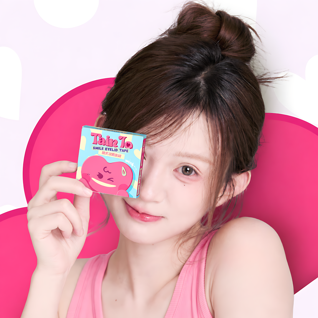 Tiktok/Douyin Hot TAINJO Smile Eyelid Tape 180pcs/120pcs/box 【Tiktok抖音爆款】甜久微笑双眼皮贴