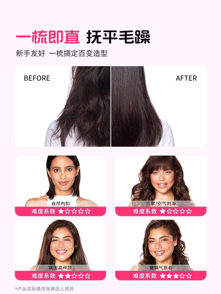 Tiktok/Douyin Hot TYMO × Hello Kitty Limited Edition Mini Straightening Brush【Tiktok抖音爆款】TYMO×HelloKitty限定款Mini直发梳