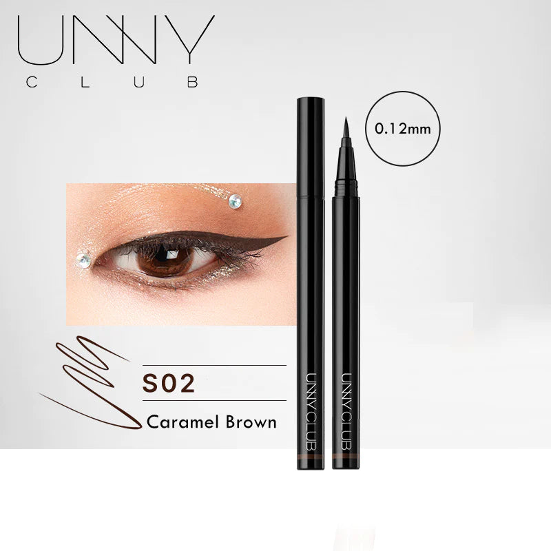 UNNY Smooth Waterproof Liquid Eyeliner Pencil 1g 悠宜眼线液笔细头持妆上色