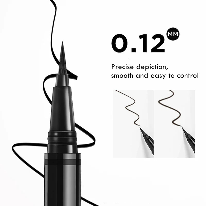 UNNY Smooth Waterproof Liquid Eyeliner Pencil 1g 悠宜眼线液笔细头持妆上色